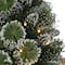 2ft. Pre-Lit Artificial Christmas Tree in Burlap Sack, Warm White LED Lights